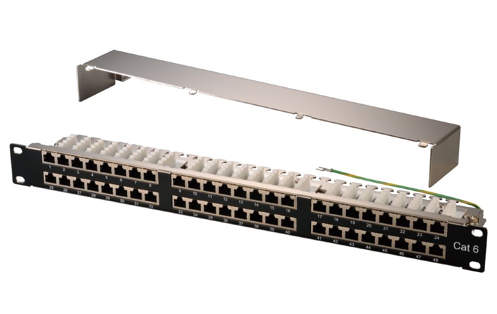 1U-48P Modular Type - 1U 48-Port High Density STP Modular Patch Panel